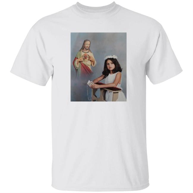 Selena Gomez' First Communion Shirt