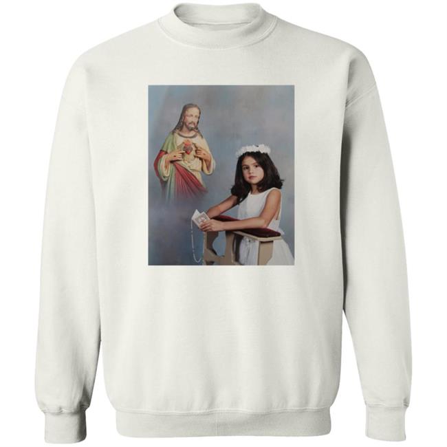 Selena Gomez' First Communion Shirt Selena Gomez' First Communion Shirt