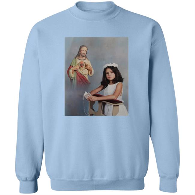 Selena Gomez' First Communion Shirt Selena Gomez' First Communion Shirt