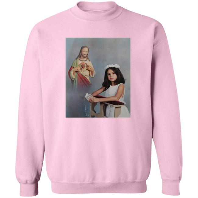 Selena Gomez' First Communion Shirt Selena Gomez' First Communion Shirt