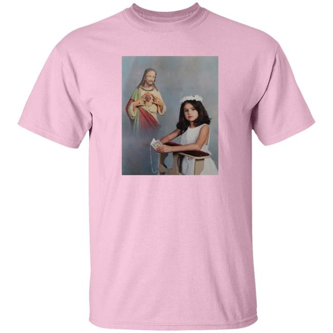 Selena Gomez' First Communion Shirt Selena Gomez' First Communion Shirt