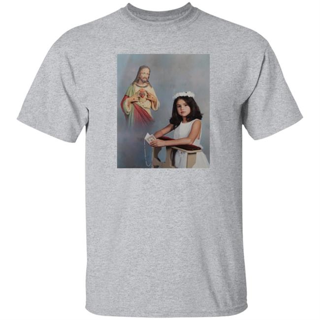 Selena Gomez' First Communion Shirt Selena Gomez' First Communion Shirt