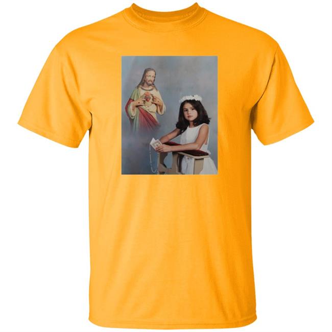 Selena Gomez' First Communion Shirt Selena Gomez' First Communion Shirt