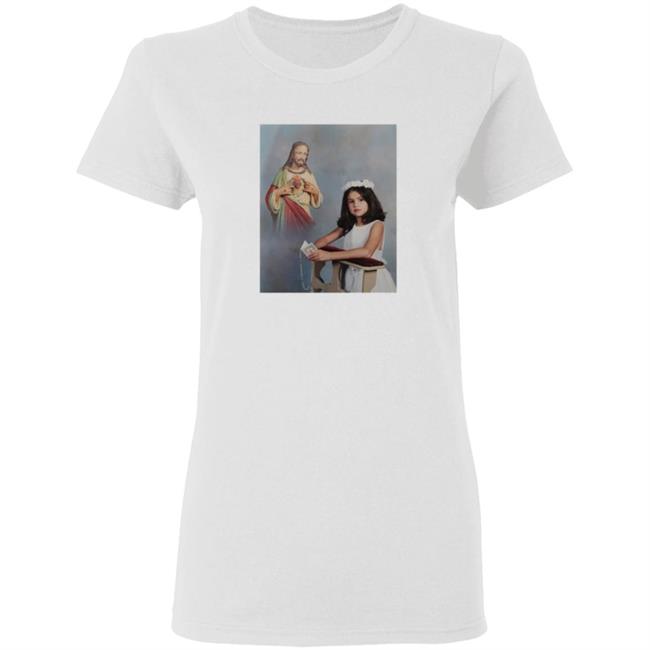 Selena Gomez' First Communion Shirt Selena Gomez' First Communion Shirt