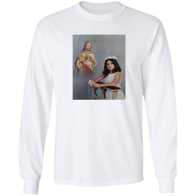 Selena Gomez' First Communion Shirt Selena Gomez' First Communion Shirt