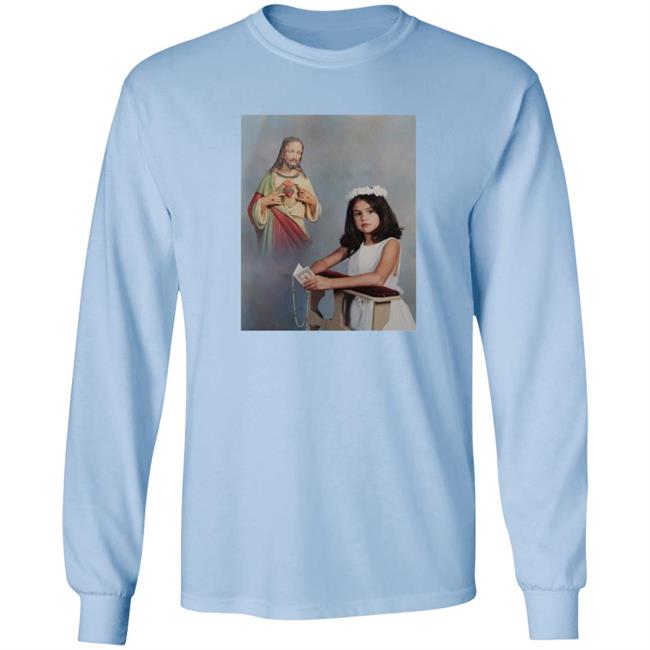 Selena Gomez' First Communion Shirt Selena Gomez' First Communion Shirt