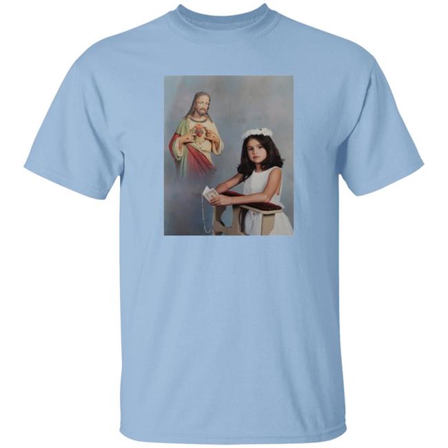 Selena Gomez' First Communion Shirt Selena Gomez' First Communion Shirt
