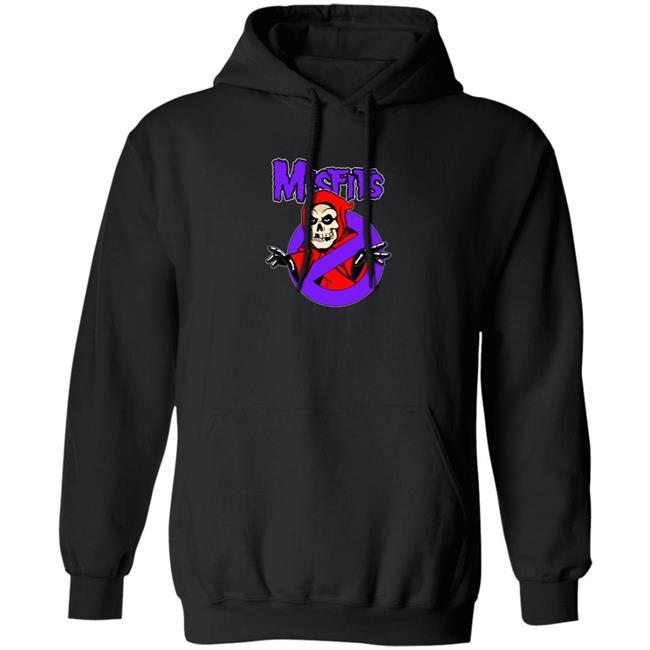 Crimson Ghostbuster Black Hoodie