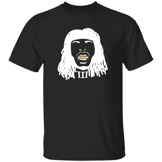 Alvin Kamara Merch Faceoff Black Tee