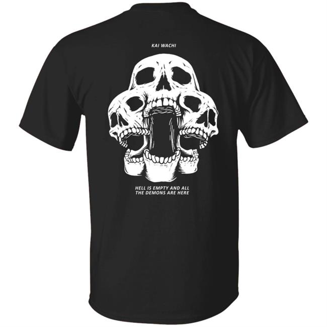 Kai Wachi Merch Skull Team Shirt Kai Wachi Merch Skull Team Shirt