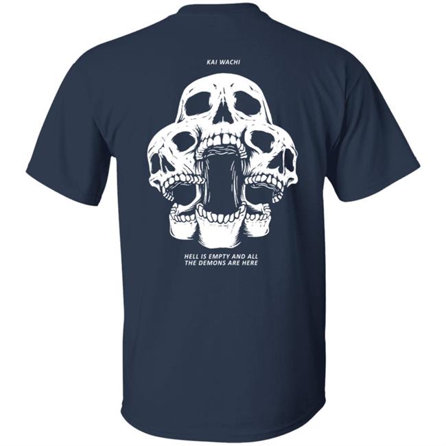 Kai Wachi Merch Skull Team Shirt Kai Wachi Merch Skull Team Shirt