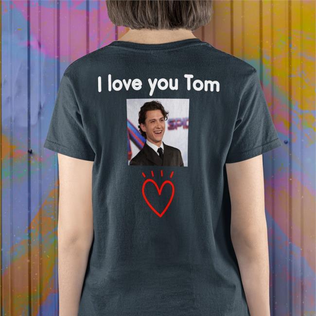 Tomsluvv I Love You Tom T-Shirt Black