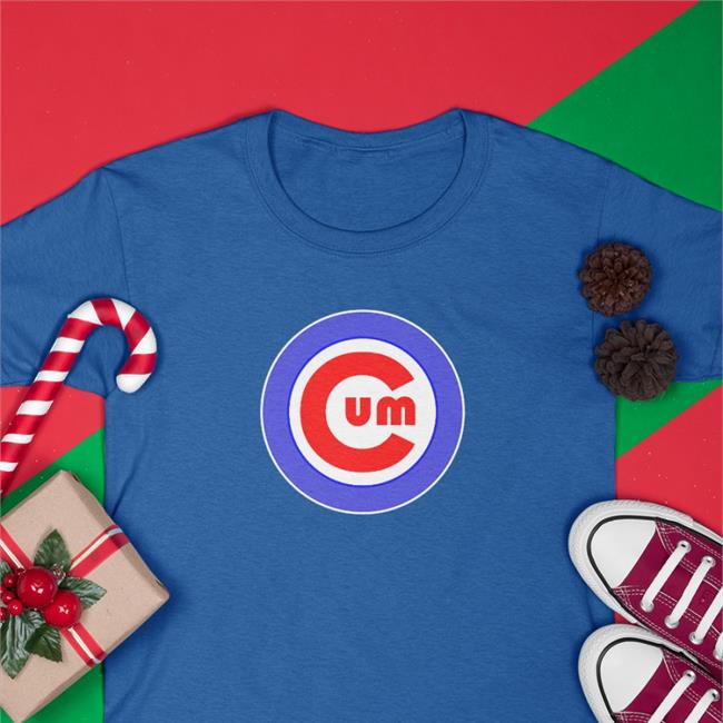 Shirts With Threatening Auras Cum Logo Tee Royal Disturbingshirt
