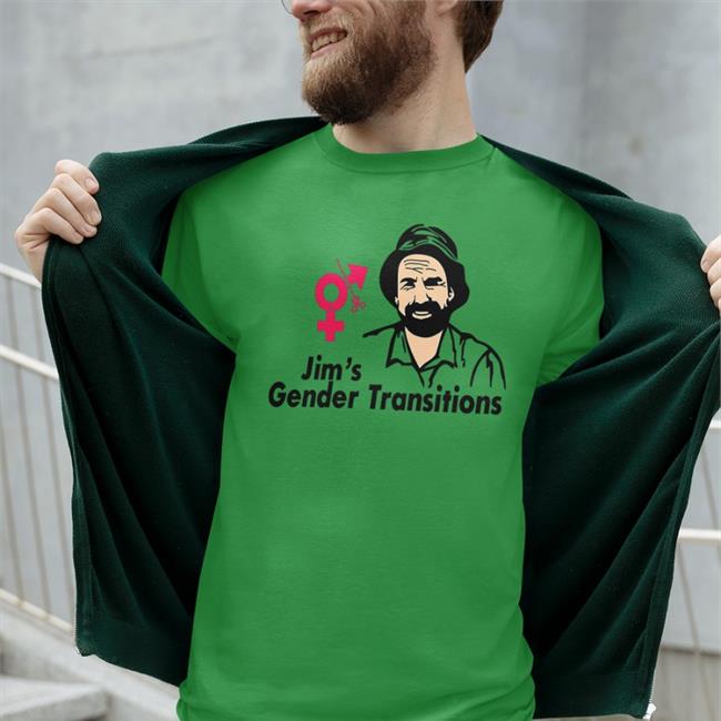 Jim's Gender Transitions T Shirt White Tkotheworm