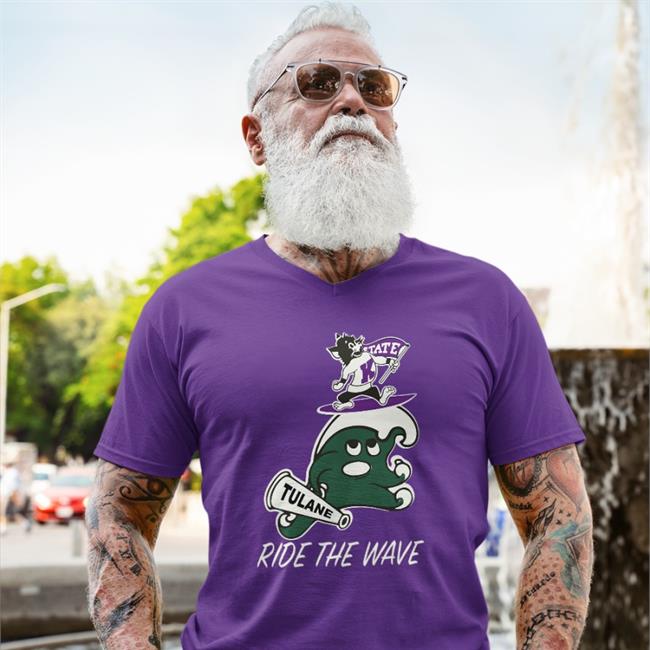 Funny Kstatefb State Tulane Ride The Wave Shirt Aspoage
