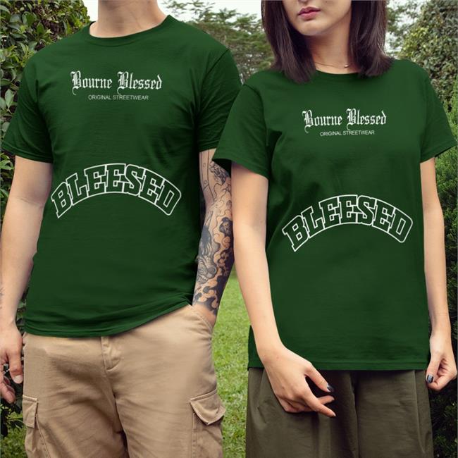 Bourne Drip Merch Bourne Blessed Original Streetwear Blessed Sweatshirt Kendrick Bourne Poly