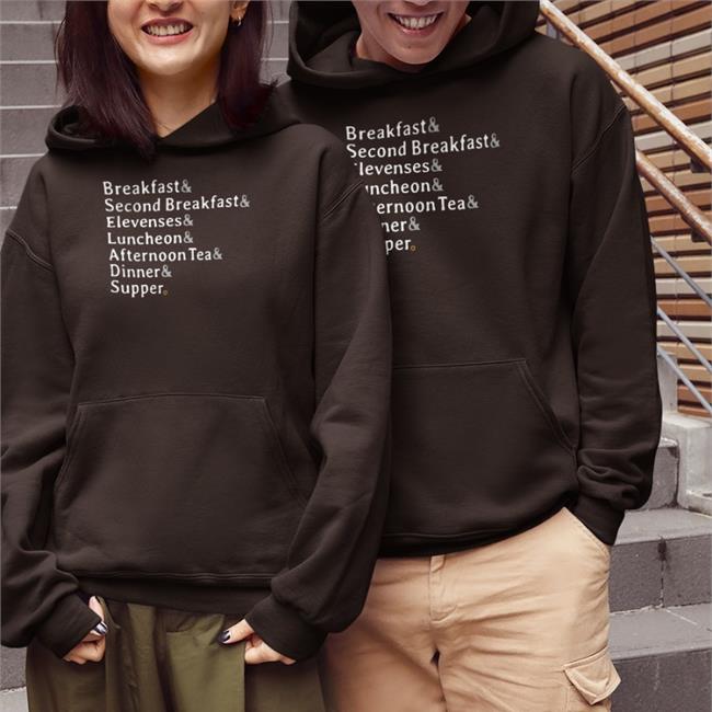Breakfast & Second Breakfast & Elevenses & Luncheon & Afternoon Tea & Dinner & Supper T Shirt Nursekelsey