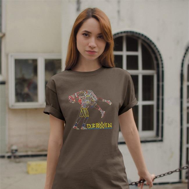 D3rwin Zip Up Hooded Dc4lcustomtees Merch