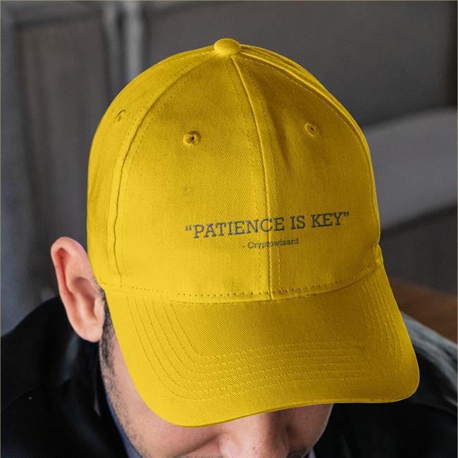 Patience Is Key Cryptowizard Hat Wizz Beware Scammers White
