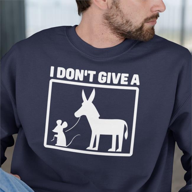 I Don't Give A Rats Donkey Tee Ladyvhs