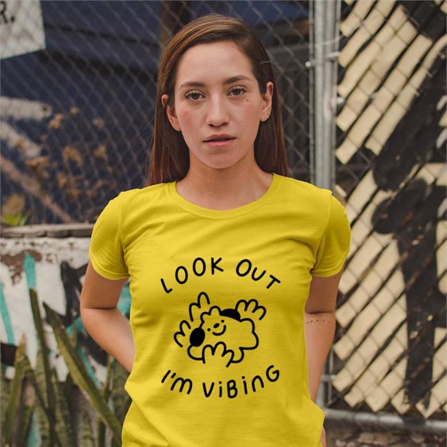 Hey Hey Momo Shop Merch Look Out I'm Vibing Shirt 2022 Offical Momo Draws