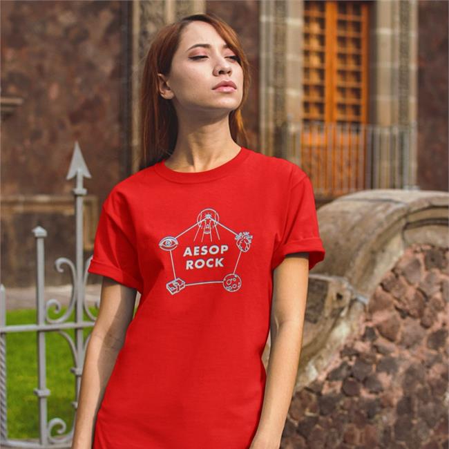 Aesop Rock Icons Baseball Sleeve Tee