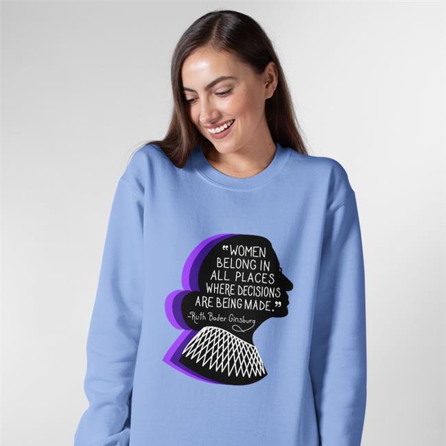Emily Winston Women Belong In All Places Where Decisions Are Being Made Classic T Shirt Emywinst