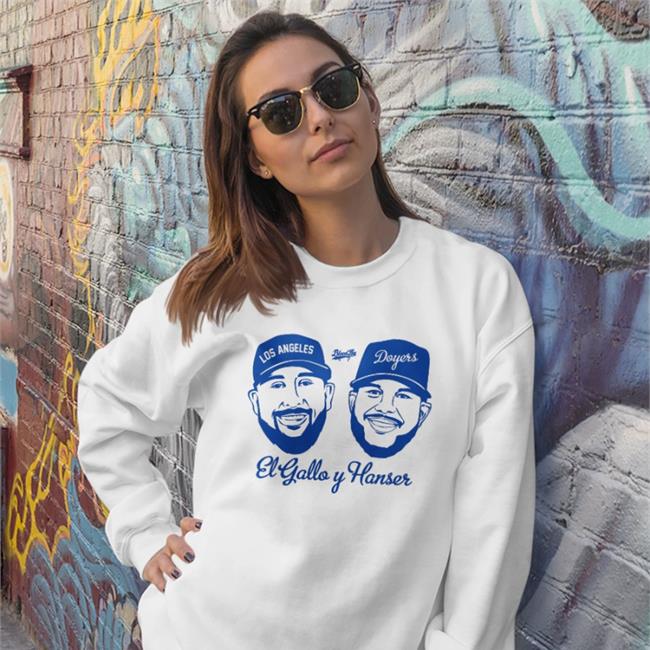El Gallo Y Hanser T Shirt Bleed Los Merchandise Dodgersbeat