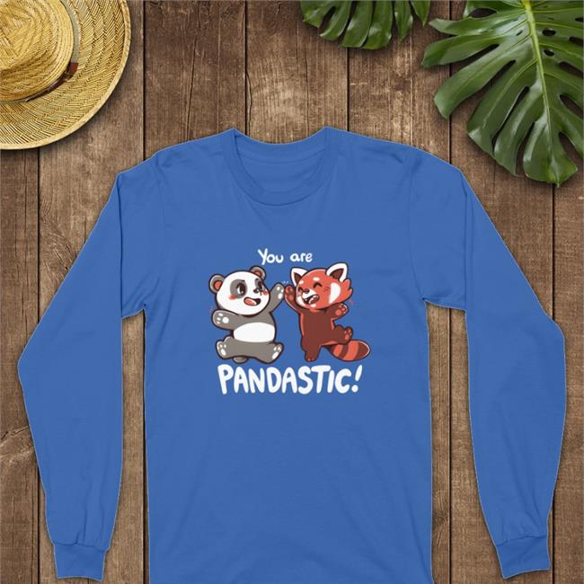 Qwertee Merch You Are Pandastic Shirt 2022 Qwertee Chocolate