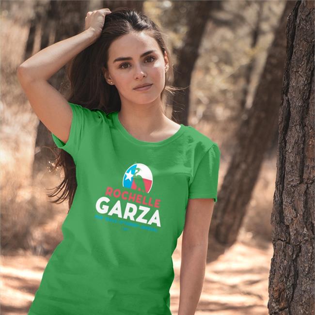 Rochelle Garza For Texas Attorney General Navy Tri-Colored T Shirt