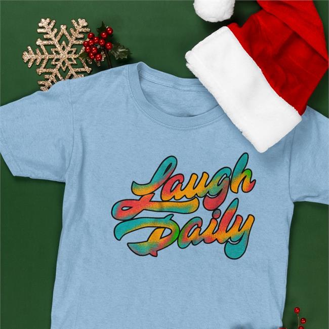 Jstu Merch Colorful Laugh Daily Tee