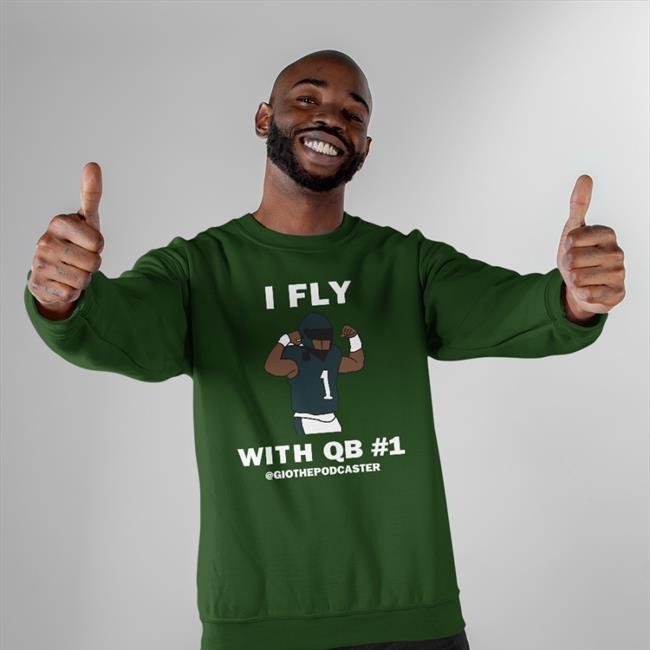 Bonfire Shop I Fly With Qb 1 Tee By Shannon Algarin The Giovanni Show Podcast