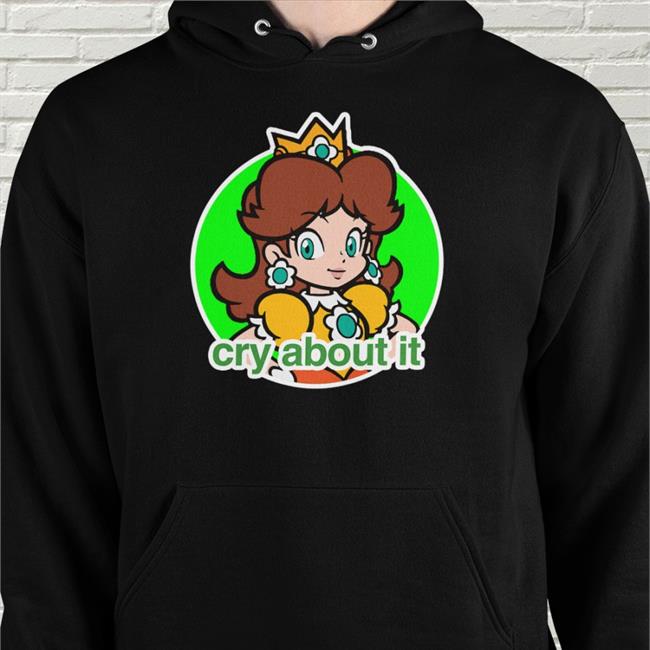 Princess Daisy Cry About It Original TShirts Black Rin Carin4u