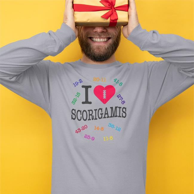 Jake Marsh Pardon My Take I Love Scorigamis Long Sleeve Barstool Sports Merch