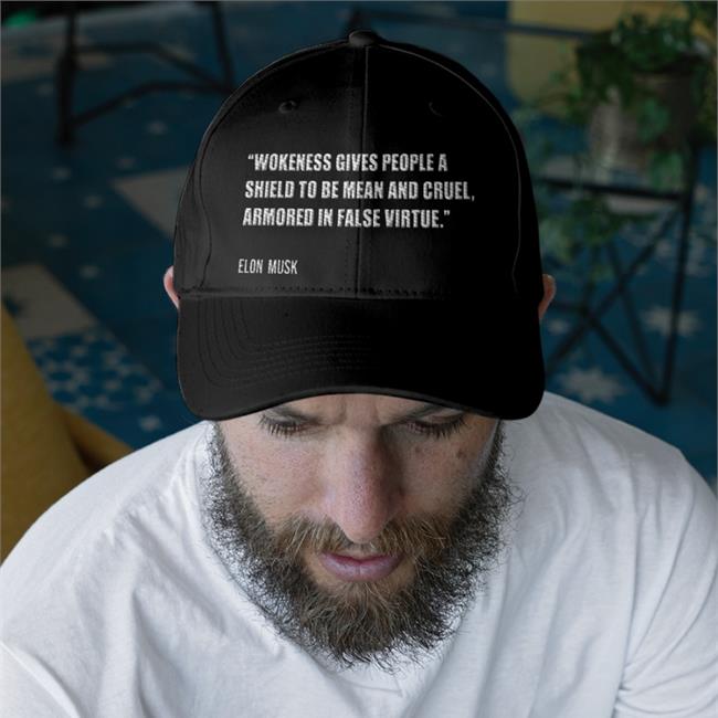 Wokeness Gives People A Shield To Be Mean And Cruel Armored In False Virtue Elon Musk Hooded Sweatshirt PragerU