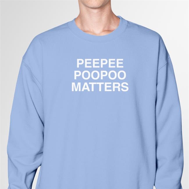 Shitheadsteve Shop Peepee Poopoo Matters Crewneck Sweatshirt