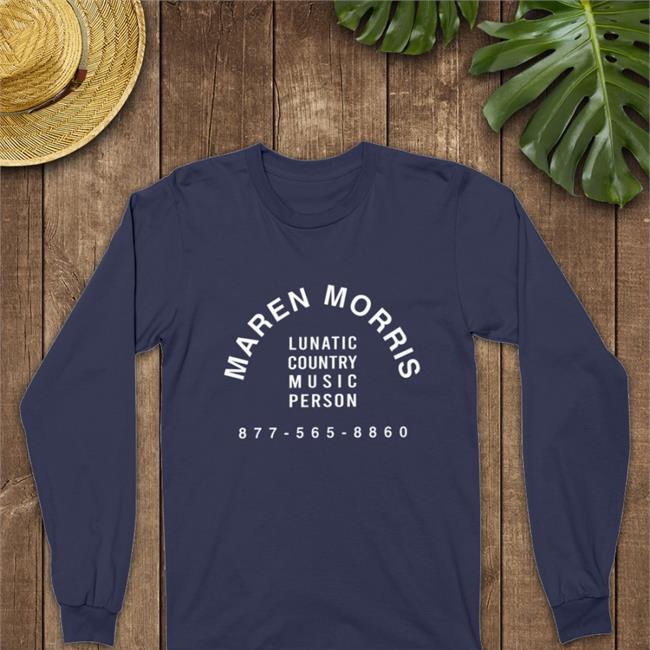 Maren Morris Shop Merch Maren Morris Lunatic Country Music Person Classic Shirts Black Brian Mansfield