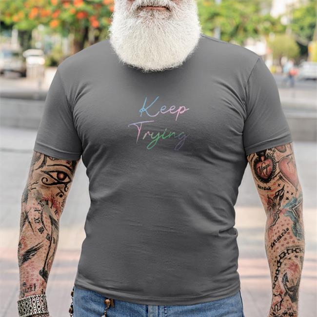 Tryguys Merch Keep Trying Long Sleeve Tee