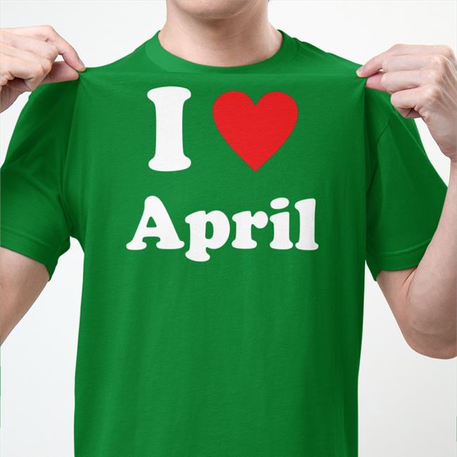 I Love April Cap Quetee