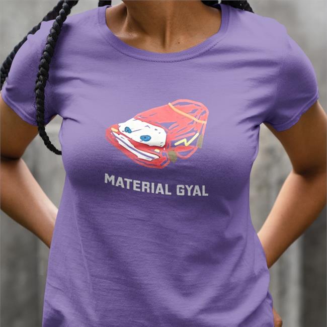 Lightning Mcqueen Twitchcon Material Gyal Shirt 2022 Darkeyebrowss