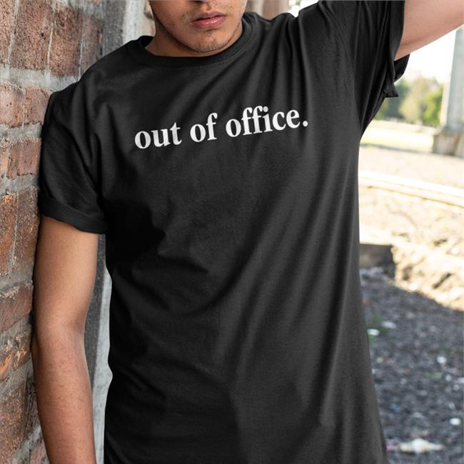 Washed Media Washed Merchandise Out Of Office Tee Shirt