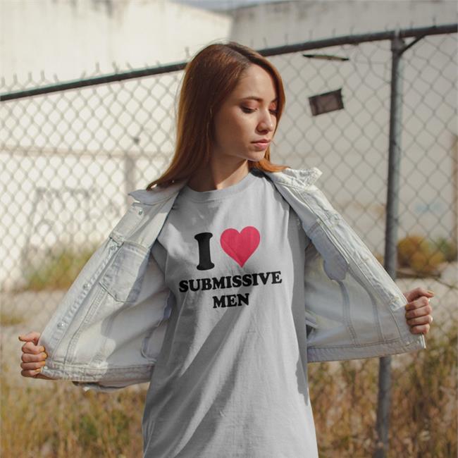 D4b I Love Submissive Men Shirts White