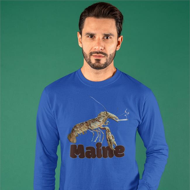 Dank Lobster From Maine Hooded Sweatshirt Aaron Reynolds