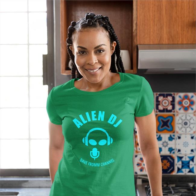 Alien Dj Dave Fromm Channel Hooded Sweatshirt The Dave Fromm Show Interfm