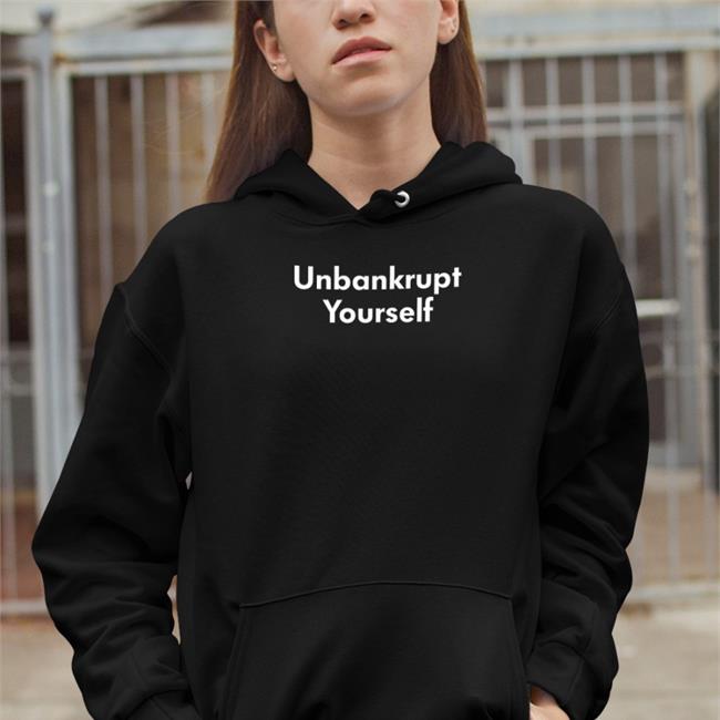 Usastrong Black Unbankrupt Yourself T Shirt