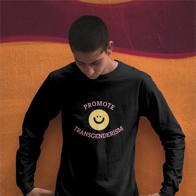 Promote Transgenderism T Shirt Silas Denver Sweatermuppet