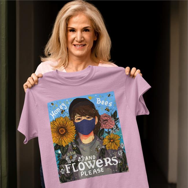 Honey Bees And Flowers Please Shirt Raychu Ranboo Ranboofanart