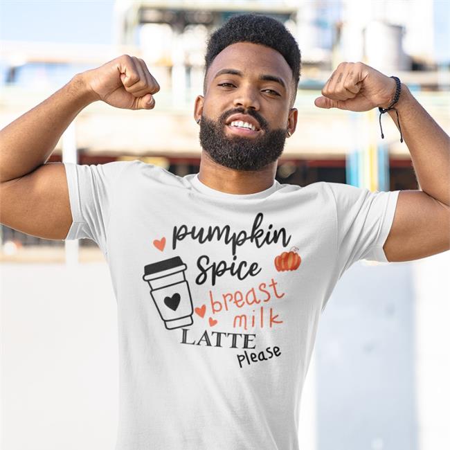 Shirts With Threatening Auras Pumpkin Spice Breast Milk Latte Please Sweatshirt Disturbingshirt