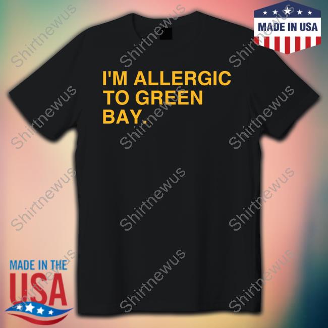 Dubs I'm Allergic To Green Bay Minnesota Shirt Official I'm Allergic To Green Bay Minnesota Tee Shirt