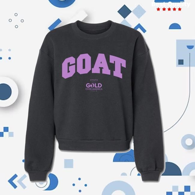Gold Over America Merch 2024 GOAT Crewneck Sweatshirt Gold Over America Shop